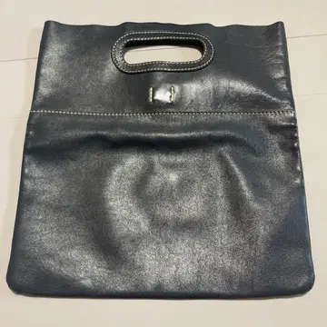 가죽 클러치백/블랙 38cm 28cm