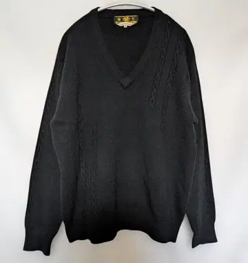 UNITED 캐시미어 V넥 니트 블랙 44 구제 의류