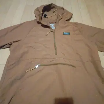 L.L.Bean 브라운 후디 나일론 자켓 아노락 후드티