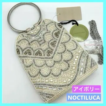 녹틸루카 핸드백 파티백 아이보리 a