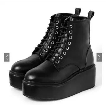 GRL 통굽 레이스업 숏부츠 24.5cm [gd1061]