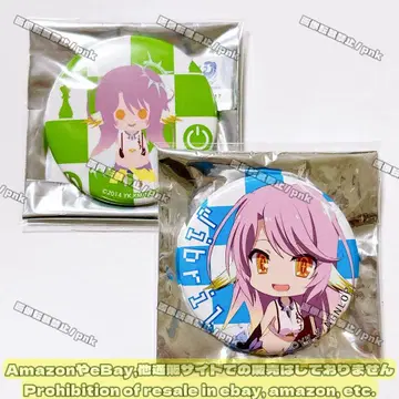 노 게임 노 라이프 제로 지브릴 캔뱃지 2점 세트 미사용품