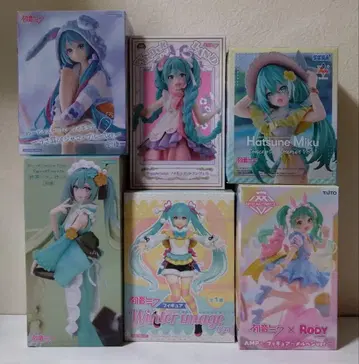 [ 미개봉 새상품 ] 하츠네 미쿠 피규어 6종류 묶음 판매