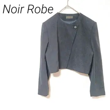 Noir Robe 그레이 노카라 숏 자켓 M 포멀