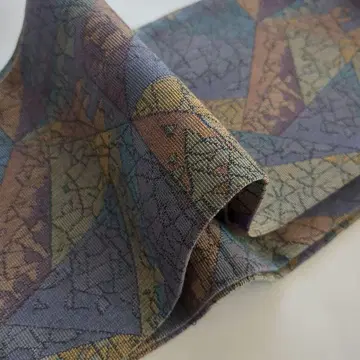 2-39 순수 실크 멋진 반폭 오비 민예 직물 짜임