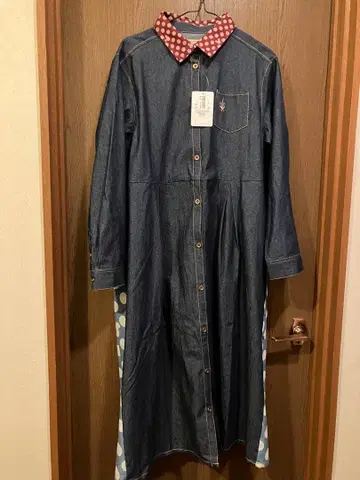 디즈니 리조트 웨스턴랜드 데님 롱 원피스