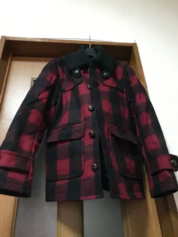 Edwin 체크 무늬 아우터 M 사이즈