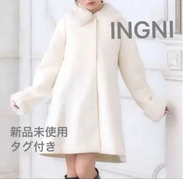 [ 미사용 새상품 ] INGNI 퍼 탈부착 4WAY / A라인 코트