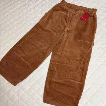 akane femme 코듀로이 와이드 팬츠 브라운