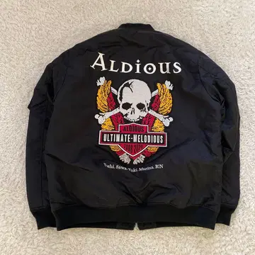 미사용! Aldious 알디아스 리버서블 MA-1 블랙