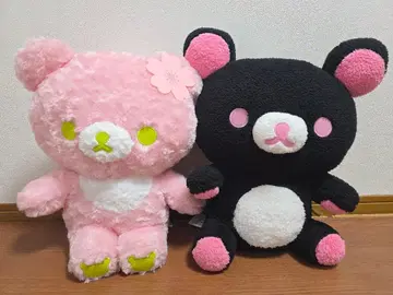 리락쿠마 봉제 인형 2체 세트