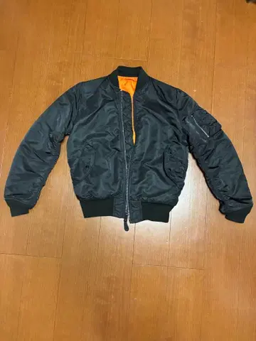 블랙 MA-1 플라이트 자켓 00s