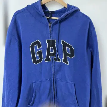 GAP 파랑 집업 후드티 L