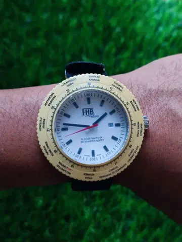 FHB 캐주얼 쿼츠 손목시계