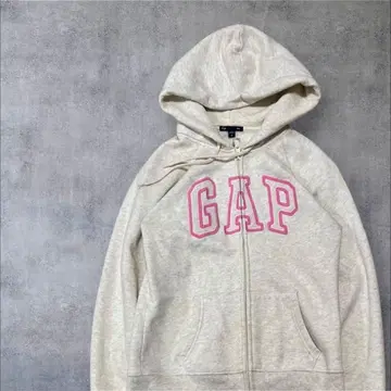 00s 갭 Gap 그레이 집업 후디 빅 로고