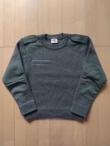 80s 빈티지 프랑스군 커맨드 니트 밀리터리 스웨터