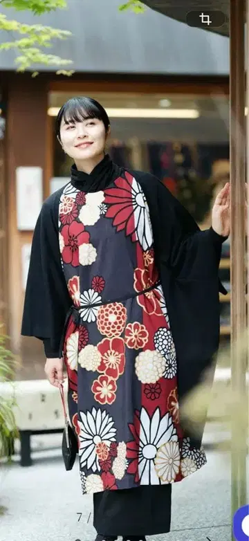 소우소우 모슬린 직사각형 옷 금란단자 롱 원피스 긴 길이