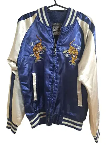 일본 한정판 호랑이 자수 스카잔 후지, 대나무