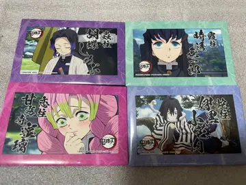 귀멸의 칼날 랜덤 스퀘어 캔뱃지 주합회의 나비 저택 편 [복각품]