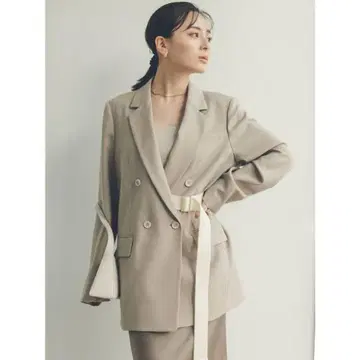 [anuans] 스프링 울 더블 자켓