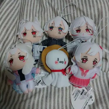 마후마후 세카이쇼쿠 유니버스 피코누이 봉제 인형 마스코트 전 6종 세트