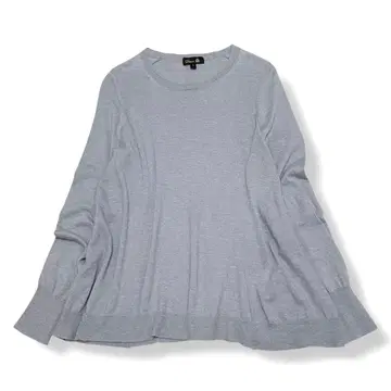 Drawer 드로어 캐시미어 혼방 코튼 긴팔 니트 그레이 사이즈 1