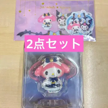 산리오 해피 복권 마이멜로디 피규어 스티커 2개 세트