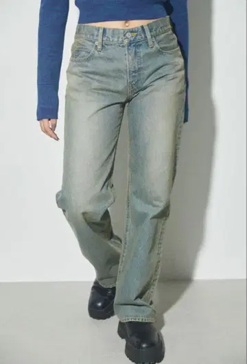 [ LAGUA GEM ] URANUS STRAIGHT DENIM