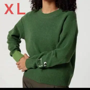 UNIQLO x 안야 힌드마치 프리미엄 라무 크루넥 스웨터