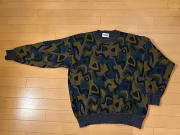 MISSONI SPORT 기하학 패턴 니트 스웨터