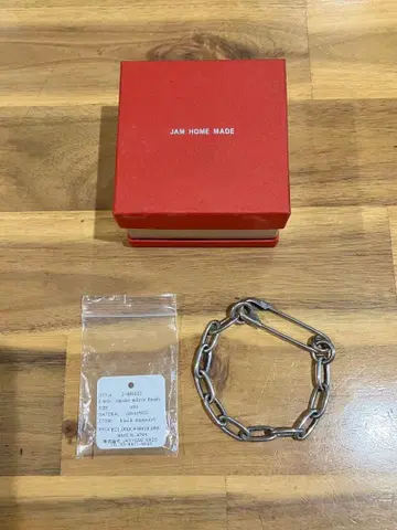 JAM HOME MADE 안전핀 체인 팔찌