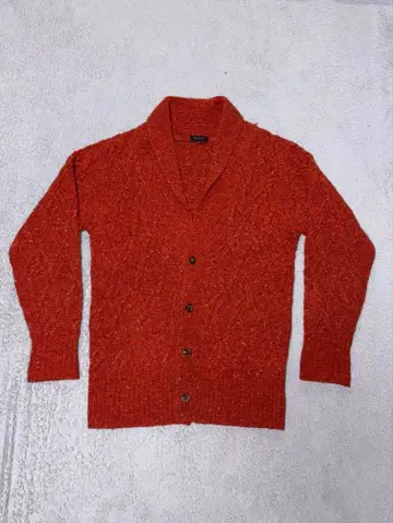 폴스미스 오렌지 니트 가디건