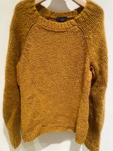 3.1 Phillip Lim 머스타드 니트 스웨터 긴팔