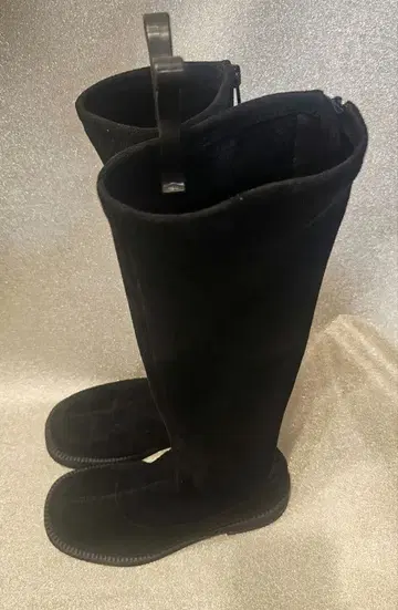 찰스앤키스 청키 롱 부츠 블랙 37