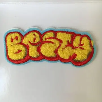 BE:FIRST 시크릿 복슬복슬 자수 스티커 'BESTY'