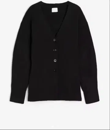 새상품급 H&M 리브 니트 가디건