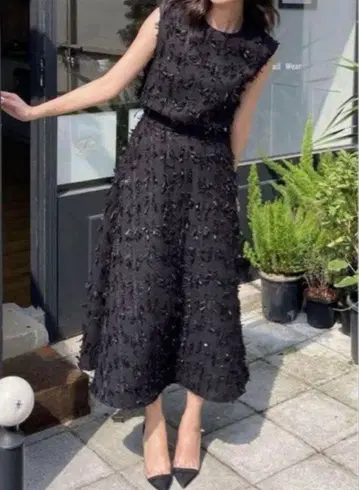 birthdaybash 스커트 슬리브리스 셋업