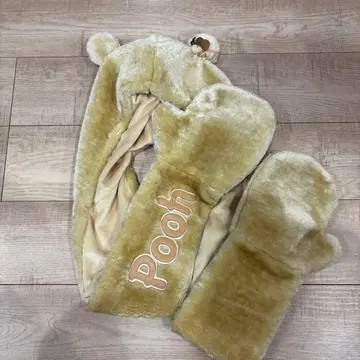 디즈니 푸우 장갑 팬캡