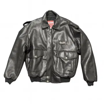 U.S.FORCE 90s 가죽 자켓