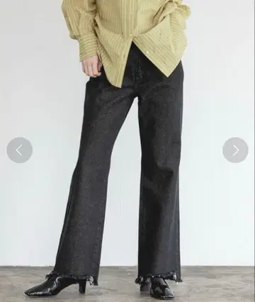 apart by lowrys 프린지 플레어 데님 팬츠