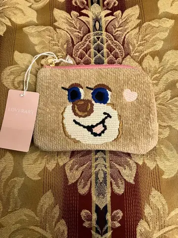 페이러 도업 테디걸 L자 파우치