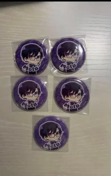 컬러풀 피치 모후 캔뱃지 5개 세트