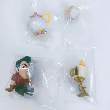 미녀와 야수 어깨 쿵 부인 포트 & 칩 Hide&Seek 뤼미에르 가스통