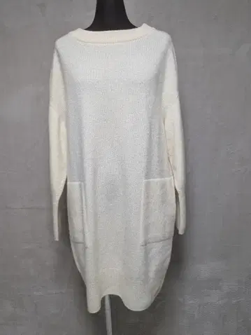 iena 캐시미어 니트 원피스 긴팔 포켓 부착