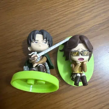 진격의 거인 제일복권 리바이 한지 피규어 세트