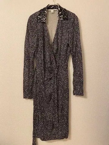 DIANE von FURSTENBERG 프린트 랩 드레스