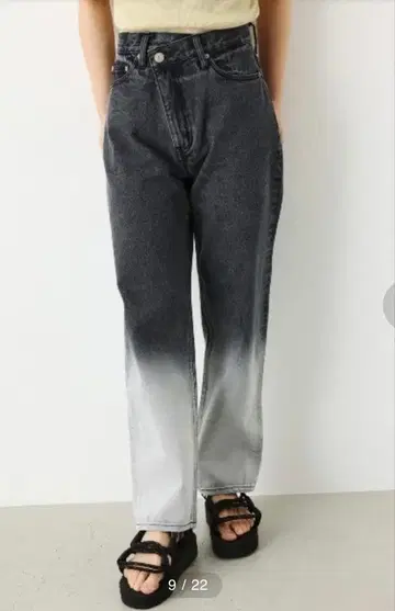 RODEO CROWNS 데님 팬츠 스트레이트 와이드 M 사이즈