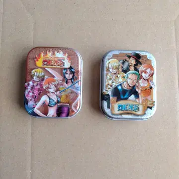 [레어] 원피스 미니 캔 2개 세트 레트로