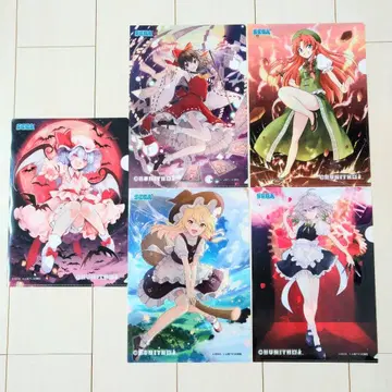 CHUNITHM 동방 Project 콜라보 클리어 파일 5장 세트