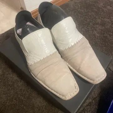 ABBey Road 로퍼 화이트/그레이